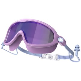 KOCOTREE Unisex-Child Swim Goggles for Toddler Kids Anti-UV Clear Vision Water Pool Goggles for Children Boys & Girls (Purple)
