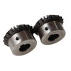 2Pcs Bevel Gear Tapered Bevel Pinion Gear Bevel Gears 2