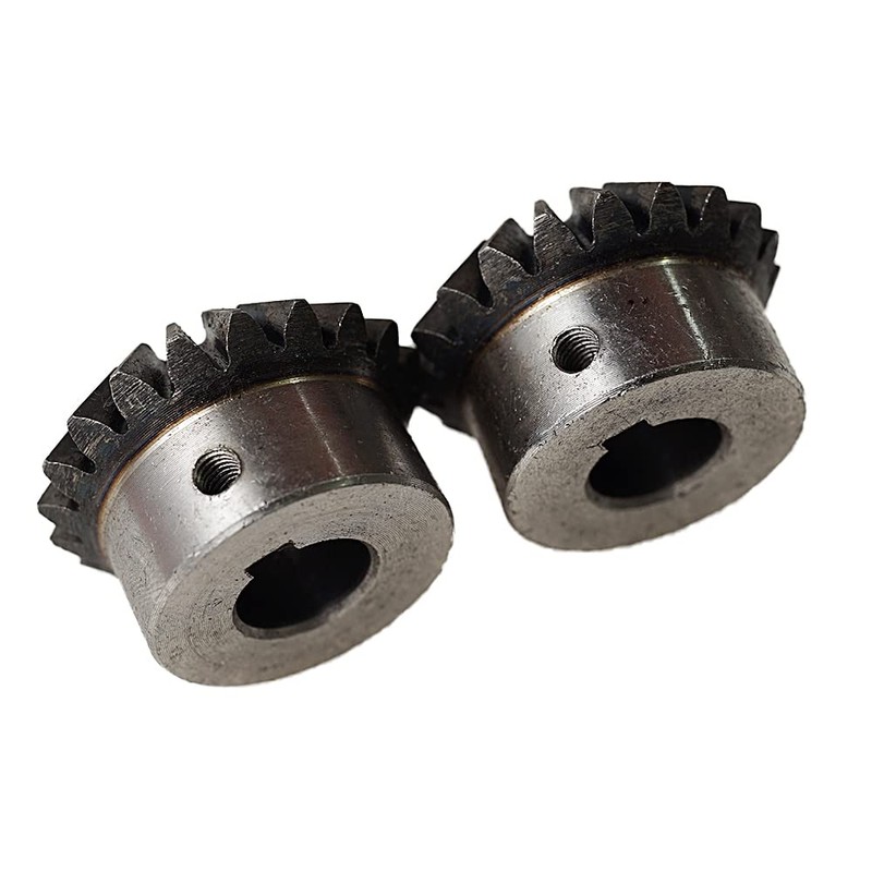 2Pcs Bevel Gear Tapered Bevel Pinion Gear Bevel Gears 2