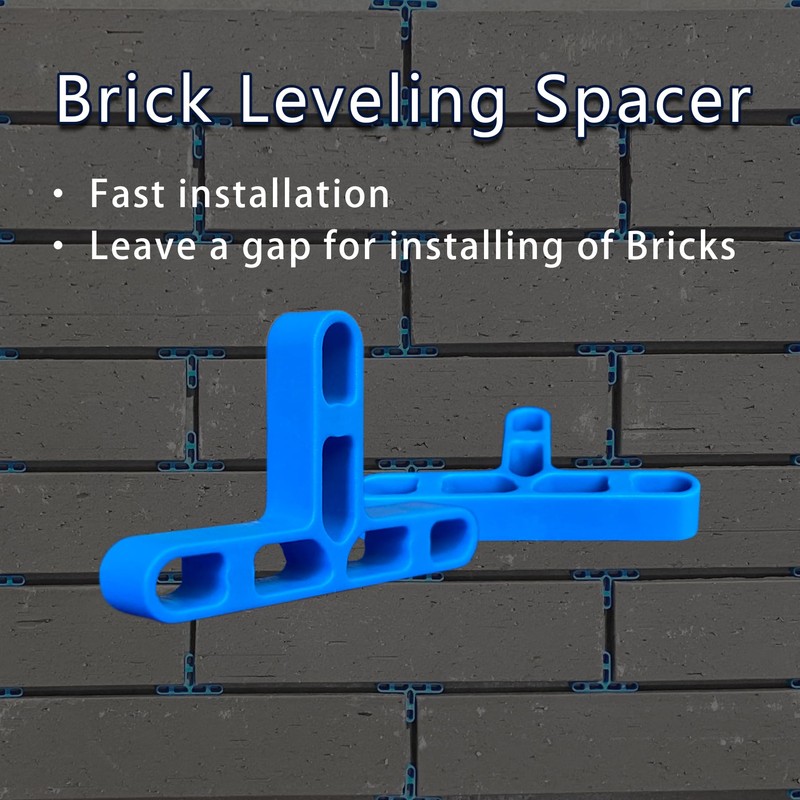 100-Pack 1/4" Plastic Spacers for Tile & Brick Non-Slip Masonry