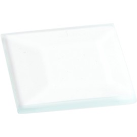 Plymor Square 3mm Beveled Clear Glass, 1 inch x 1 inch