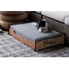 Country Crate Pet Bed – Rustic-Chic Steel & Hemlock Crate