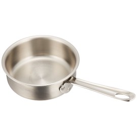 Endoshoji ASTH501 Commercial Torino Saute Pan, 5.9 inches (15 cm), Induction Compatible Pot, Aluminum Clad, 3-Layer Steel, Made in Japan