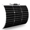 Flexible Solar Panel 50W 12V Monocrystalline Module Fiberglass Lightweight Charge
