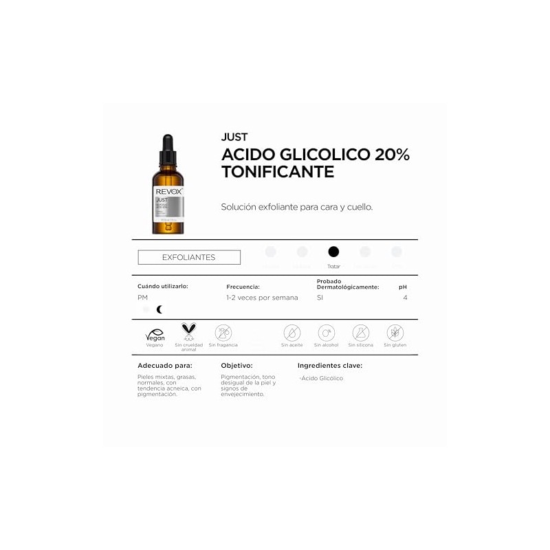 REVOX B77 JUST ACIDO GLICOLICO TONIFICANTE 30ML