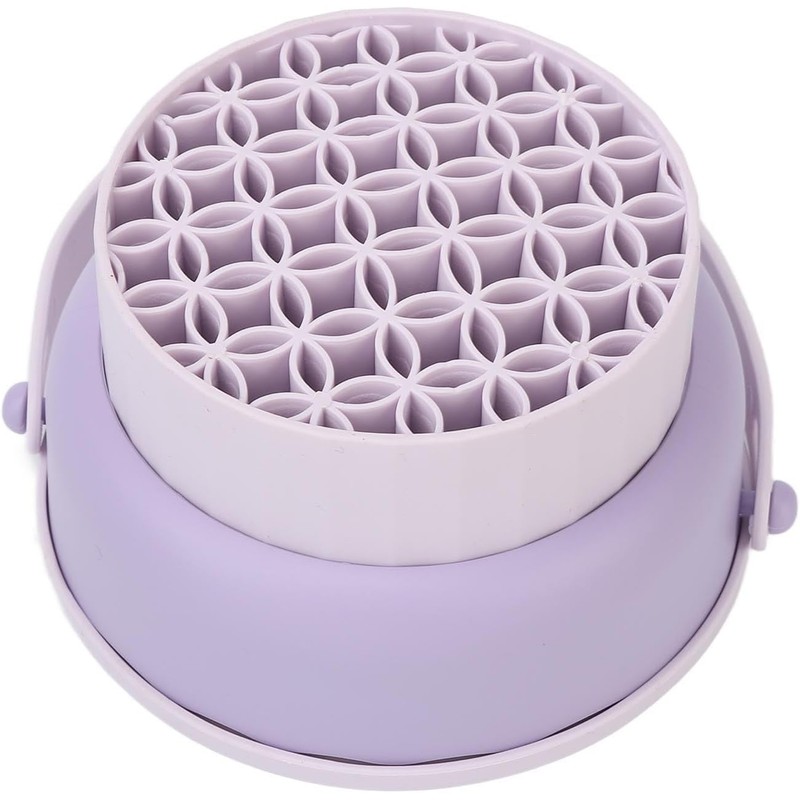 Estuche de Limpieza de Brochas de Maquillaje 3 en 1,