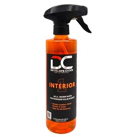 Detailer's Choice, Inc. Interior One All Surface Cleaner - Complete Car Detailing Interior Cleaner, All-in-One Solution; Works on Leather, Vinyl, Plastic, Carpet, Cloth, Citrus Scent (16 oz)