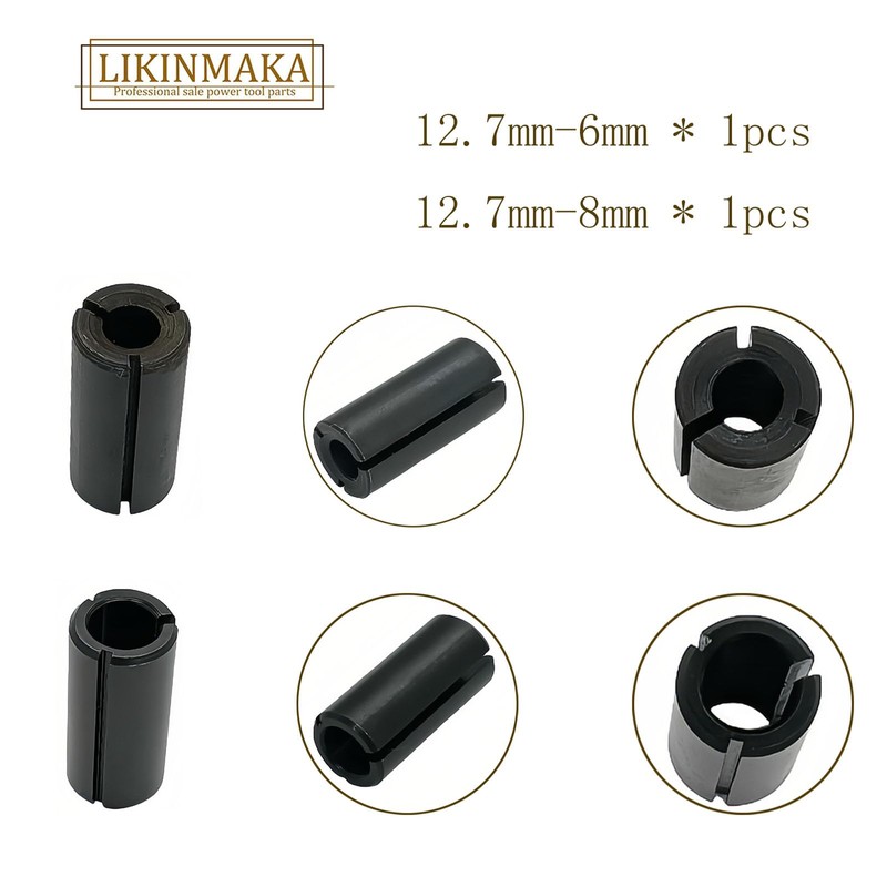 1/2”12.7mm and 1/4”6.35mm Collet Chuck And Nut Replace for Dewalt