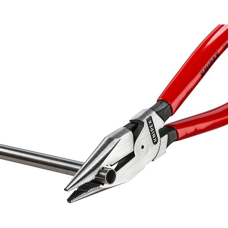 KNIPEX 08 21 185 SB Needle-Nose Combination Pliers Plastic Coated