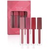 Labiales Líquidos Perlado 4 Piezas – Brillo Waterproof para Todo
