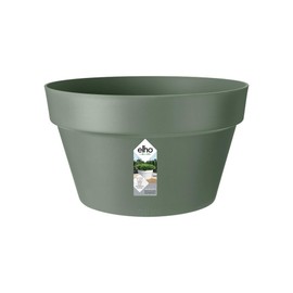 elho Loft Urban Bowl 35 - Flower Pot for Outdoor Use - Diameter 34.5 x Height 20.2 cm - Green / Pistachio Green