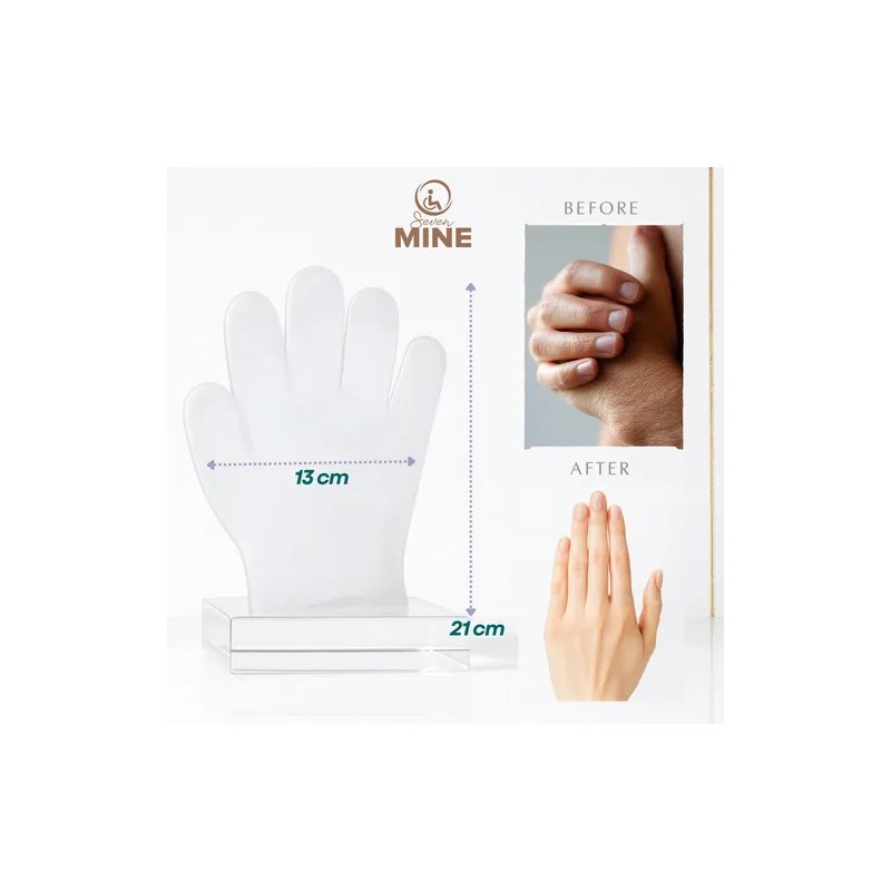 Guantes Hidratantes De Silicona Para Manos Secas Spa Casa
