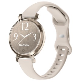 TUCOMO Slim Silicone Watch Bands Compatible with Garmin Lily 2, Thin Soft Narrow Sport Replacement Wristband Straps for Garmin Lily 2