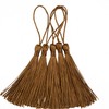 Makhry 100pcs 13cm/5 Inch Silky Floss Bookmark Tassels with 2-Inch