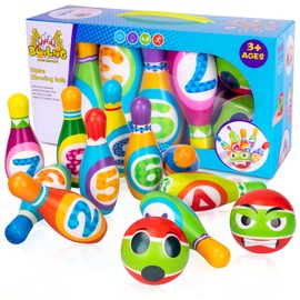Toys for 3 4 5 6 Year Old Kids: Outdoor Toys Games for Kids Age 3-6 Early Educational Toys Birthday Presents for 3 4 5 Year Old Boys Girls Gift Bowling Ball Games Party for Boys Girls Age 4 5 6