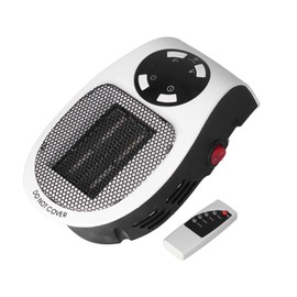 500W Mini Speed Electric Heater Portable Electric Heater with Remote Control for Indoor Home Office