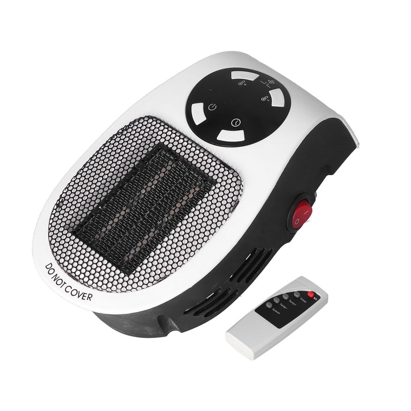 500W Mini Speed Electric Heater Portable Electric Heater with Remote