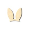 Unfinished Wood Easter Bunny Ears Shape Craft up to 46"