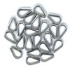 HEVERP - 22 dedales de acero inoxidable M6 para cuerda