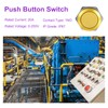 DMiotech 2 Pcs 19mm / 3/4" Push Button Switch, IP66
