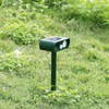 Solar Powered LED Animal Repeller Ultrasonic Waterproof Animal Repellent for