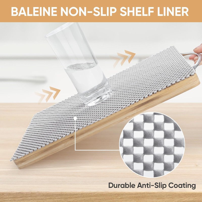 BALEINE Cabinet Liner, Drawer and Shelf Liner for Kitchen Cabinets