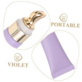 FOMIYES 20g Eye Cream Tube Massage Head Refillable Essential Oil Dispenser for Makeup Portable Cosmetic Container for Travel Daily Use for Skincare Lovers