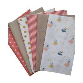 Fabric Package Patchwork Cotton Fabrics 12 x (25 x 35 cm) Fairy Magic