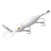 Heddon Lures W0801 Magnum Hellbender Fishing Lures, White, 5.5"