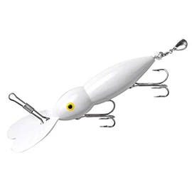 Heddon Lures W0801 Magnum Hellbender Fishing Lures, White, 5.5"