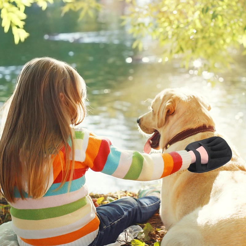 BFSYRR Pet Hair Removal Glove, Pet Grooming Gloves, 2 Pcs