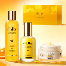 Dalva D'Alba Vita Toning Anti-Aging 3-piece multi-package toner + lotion + cream / 달바 비타 토닝 안티에이징 3종 멀티 패키지 토너+로션+크림