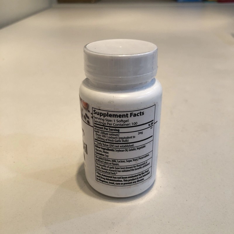 Dr Rico Perez Garlic Oil 100 Softgels