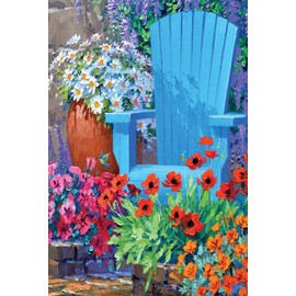 Toland Home Garden 119993 Adirondack Arrangement Flag, Garden 12.5" x 18"