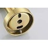 Housler® Brushed Brass Round Bathroom Accessories (Gold) (R.BB.LIQUID SP.DISP)