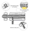 Door Bolt Pack of 2 Sliding Latch Stainless Steel Bolt