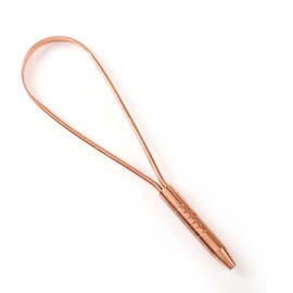 Copper Tongue Scraper - Traditional Ayurveda Oral Care Tool for Freshness and Hygiene, 100% Pure Copper Tongue Scraper for Mouth Cleaning, Ideal for Ayurveda Oral Care Routine