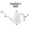 WhaleLife Indoor Watering Can for House Bonsai Plants (2.0L, White)