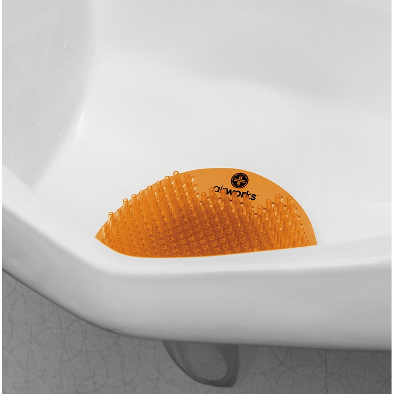 AirWorks AWSFUS007-BX Splash Free Urinal Screen, Mango, 0.22 lb., 8"