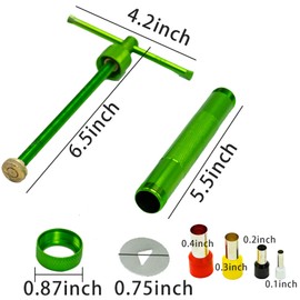 AMANDELIZABE Clay Press Clay Craft, Stainless Steel Sugar Paste Extruder, Fondant Press with 20 Shapes, Decoration Tool Baking Tool (Blue)