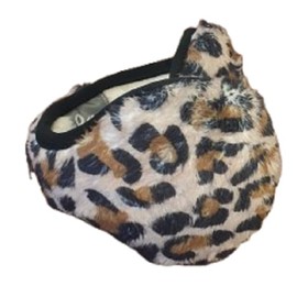 180s Women's Lush Soft Fleece Behind the Head Ear Warmers (One Size, Leopard)