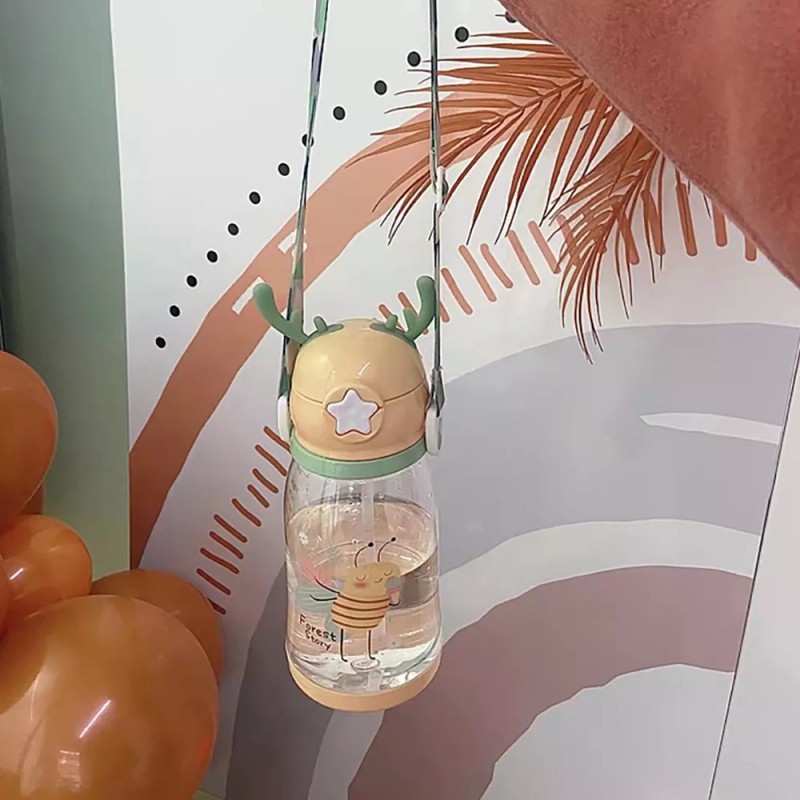 Maíz Botella Agua Infantil Cantimplora Portatil Correa Kawai Reno