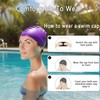 Swimming Cap Swimming Cap for Women and Men (Purple)