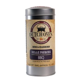 Dutch Oven Belle Fourche BBQ Rub – Classic Western Pork Seasoning for Ribs, Pulled Pork, Shoulder & Chops – All-Natural, Handcrafted, Small-Batch Blend with Sweet-Smoky Paprika, Garlic & Pepper for Grill or Smoker - 10 oz