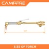 CAMPFIRE Oxygen Acetylene Torch Kit, 12 Pcs Welding Cutting Torch