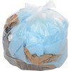 45-55 Gallon Medium Duty Clear Trash Bags, 0.8 Mil, 200