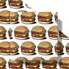 RUSPEPA Funny Burger Wrapping Paper Roll for Teens Kids Food