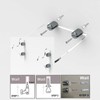 Lightsaber Wall Mounted Rack Transparent Lightsaber Wall Mount Display Stand