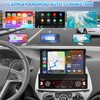 Single Din Flip-Out Touchscreen Radio: 7 Inch Wireless CarPlay Android
