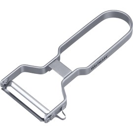 Westmark Stainless Steel Peeler - Sturdy Classic U Peeler with 2-Sided Cutting Blade and Hollow Out for Damaged Areas - For Right and Left Handed Users